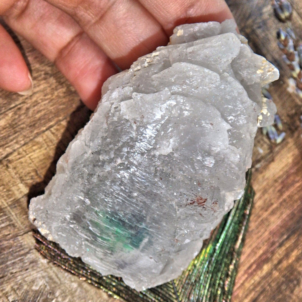 Incredible Earth Etched White Nirvana Ice Quartz From The Himalayas - Earth Family Crystals