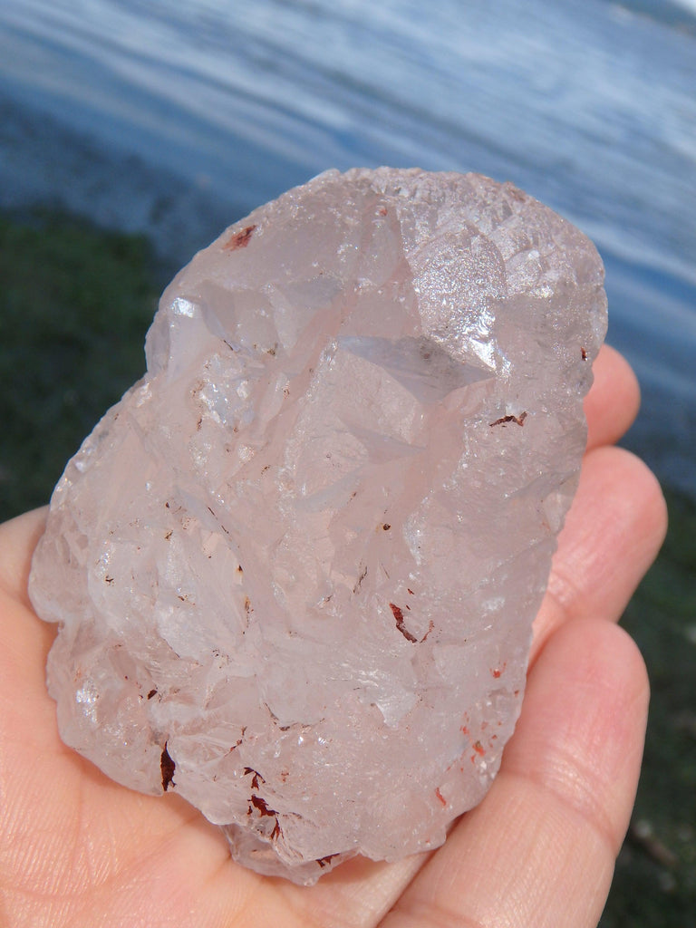 Self Healing Peak Points Nirvana Ice Quartz Specimen From the Himalayas - Earth Family Crystals