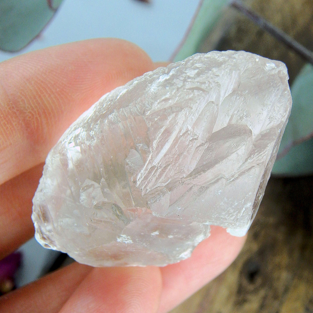 High Vibe~Peak Elestial Point & Record Keepers Gemmy Clear Nirvana Ice Quartz Point - Earth Family Crystals