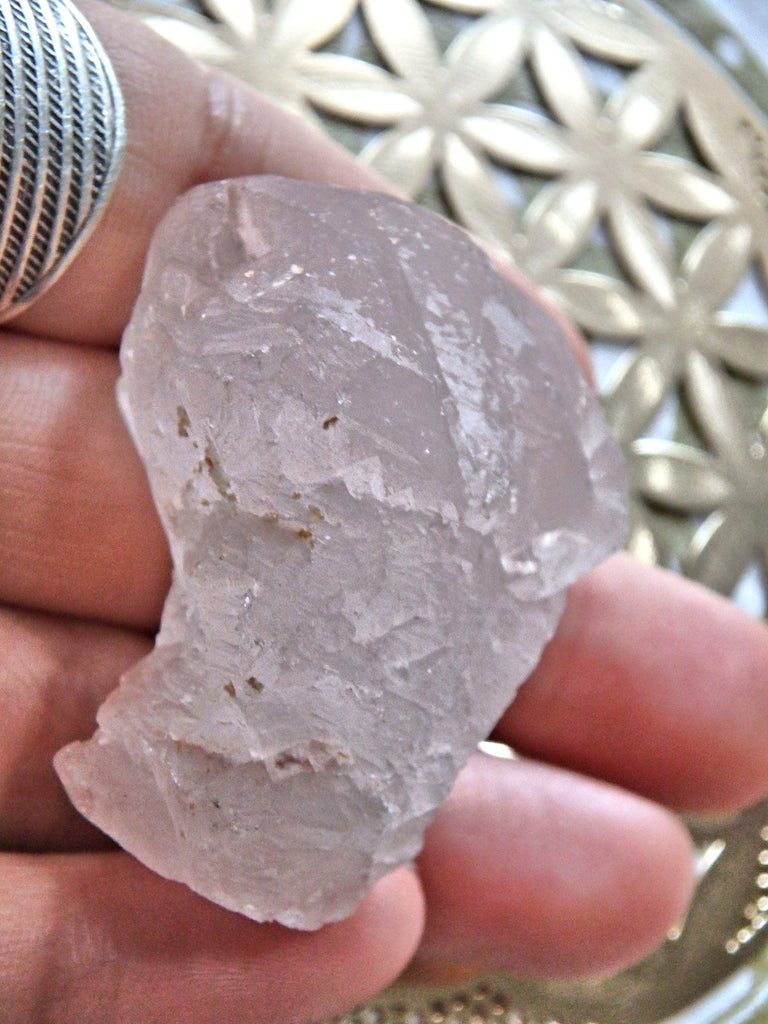 Pink Ice~Stunning Hand Held Nirvana Quartz Specimen From The Himalayas - Earth Family Crystals