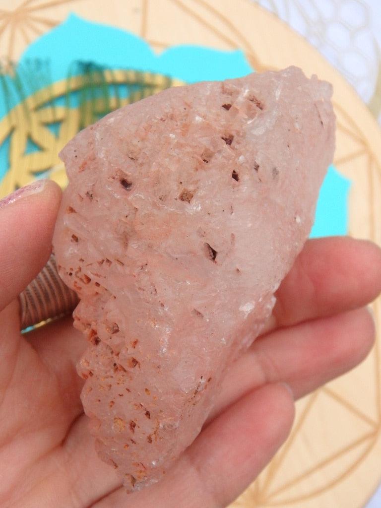 Lovely Large Himalayan Pink Nirvana Ice Quartz Specimen - Earth Family Crystals