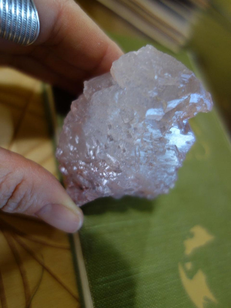 Large Chunky Pink Nirvana Ice Quartz Specimen From The Himalayas - Earth Family Crystals