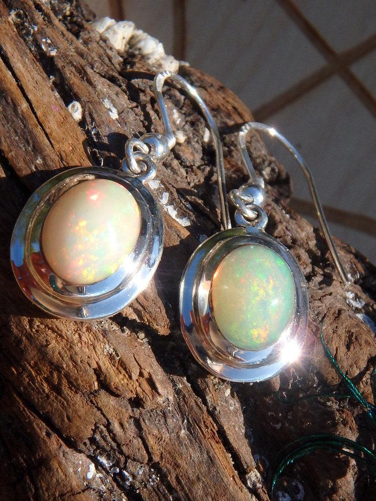 Gorgeous Ethiopian Opal Earrings In Sterling Silver - Earth Family Crystals