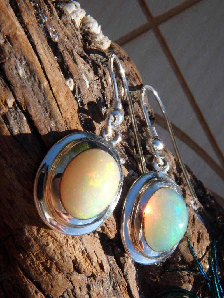 Gorgeous Ethiopian Opal Earrings In Sterling Silver - Earth Family Crystals