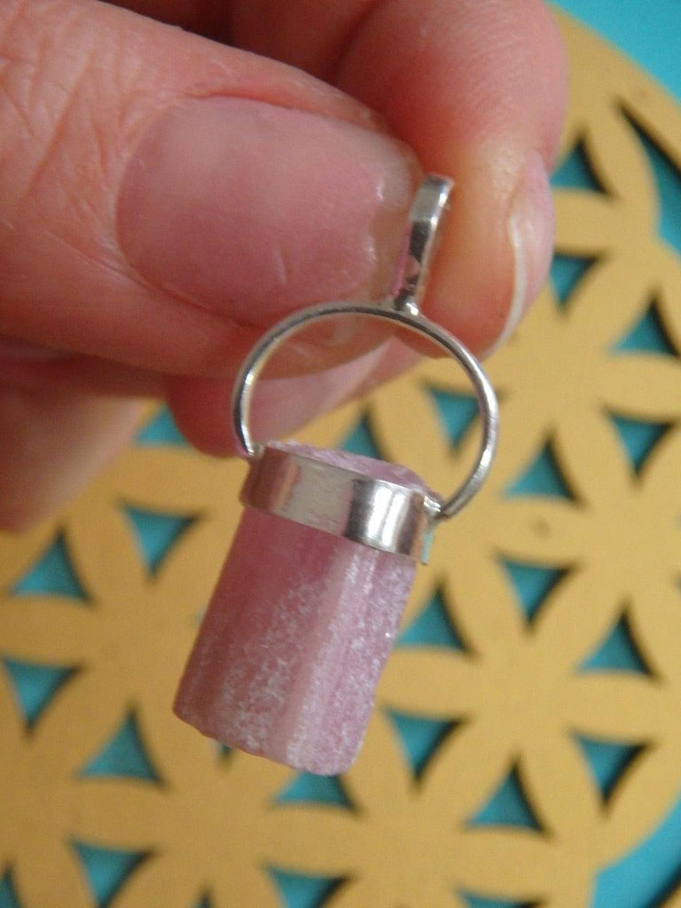 Heart Chakra Bliss~Raw Pink Tourmaline Pendant in Sterling Silver (Includes Silver Chain) - Earth Family Crystals