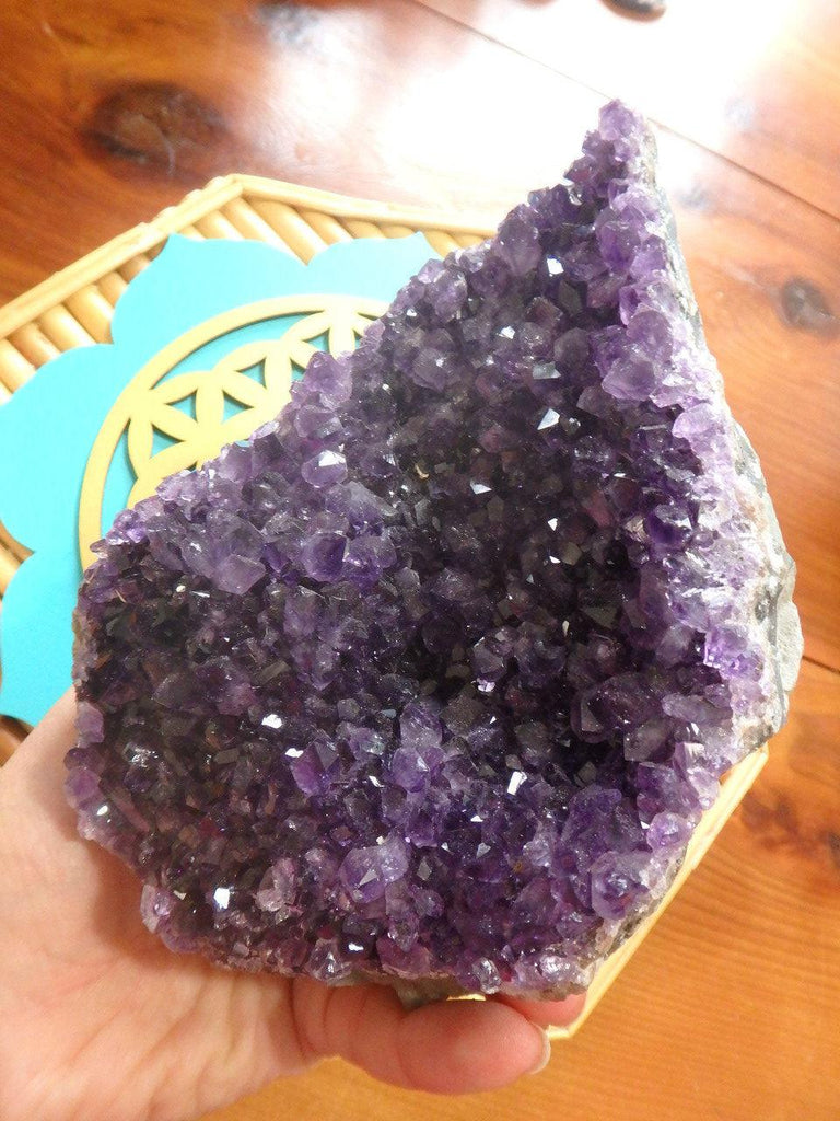 Incredible Large Purple Amethyst Display Specimen - Earth Family Crystals