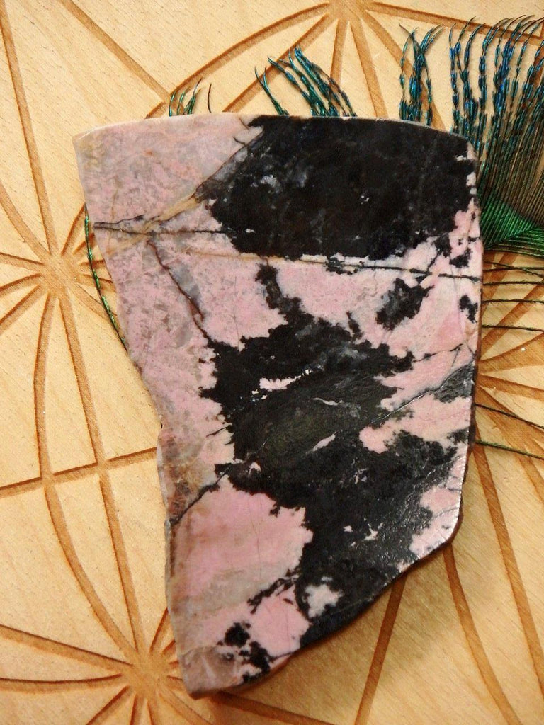 Lovely 2 Tone Australian Rhodonite Partially Polished Free Form Specimen - Earth Family Crystals