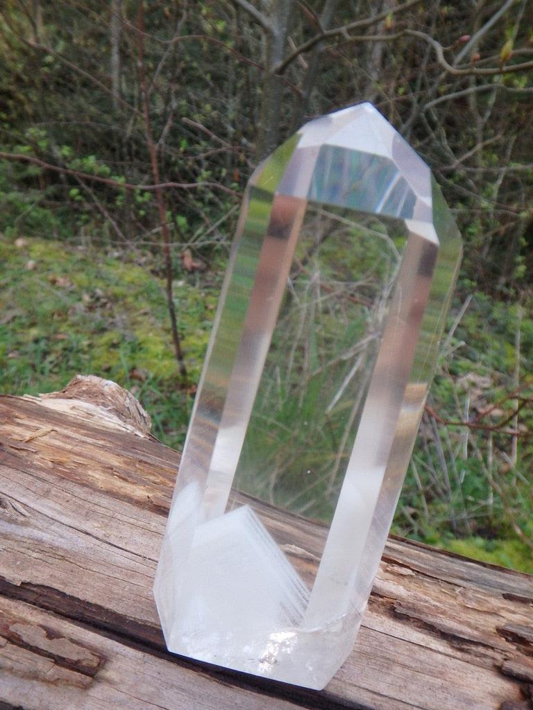 Ice Water Clear Phantom Quartz Generator 1 - Earth Family Crystals
