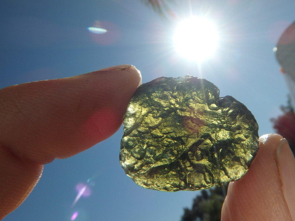 AA GRADE~ High Quality Formation GREEN MOLDAVITE SPECIMEN - Earth Family Crystals