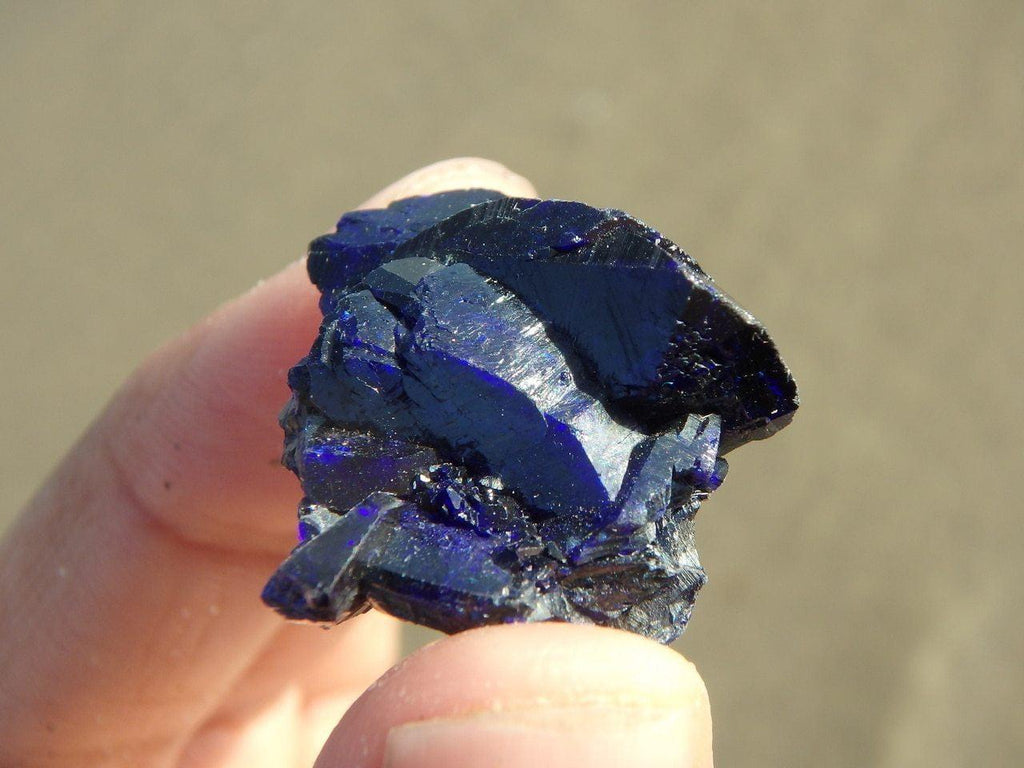 Deep Dark Blue AZURITE CRYSTAL CLUSTER SPECIMEN - Earth Family Crystals