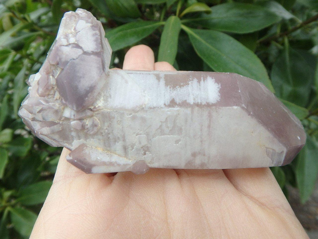 DOUBLE TERMINATED ELESTIAL  LITHIUM QUARTZ POINT With DT Baby - Earth Family Crystals