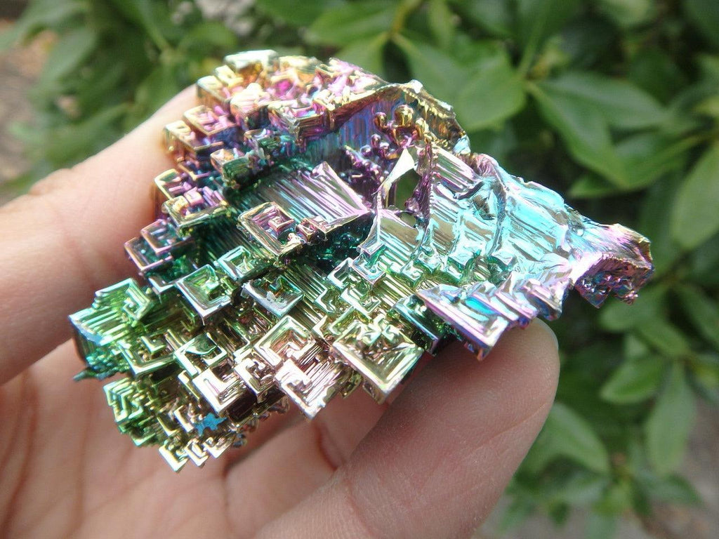Galactic Village RAINBOW BISMUTH SPECIMEN - Earth Family Crystals