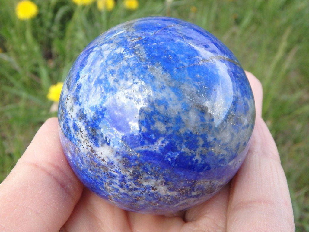 LAPIS LAZULI SPHERE - Earth Family Crystals