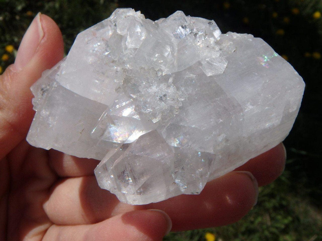 Gorgeous CLEAR APOPHYLLITE CLUSTER - Earth Family Crystals