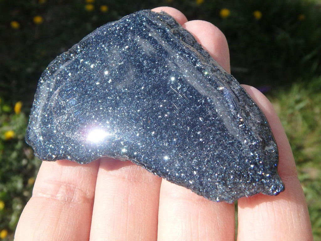 Sparkling SPECULAR HEMATITE Handheld Specimen From Michigan - Earth Family Crystals