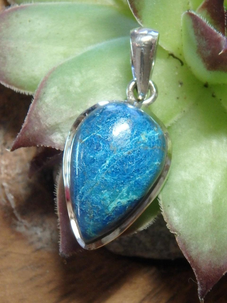 Stunning SHATTUCKITE GEMSTONE PENDANT In Sterling Silver (Includes Silver Chain) - Earth Family Crystals