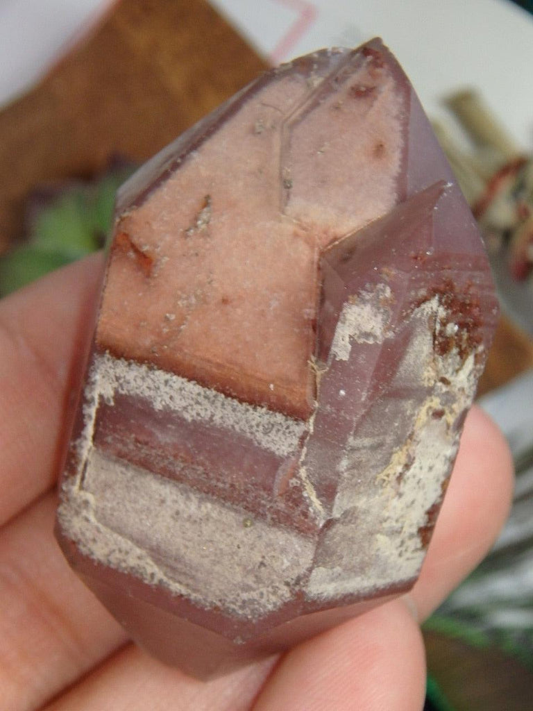 Fully Loaded DOUBLE TERMINATED LITHIUM QUARTZ SPECIMEN - Earth Family Crystals