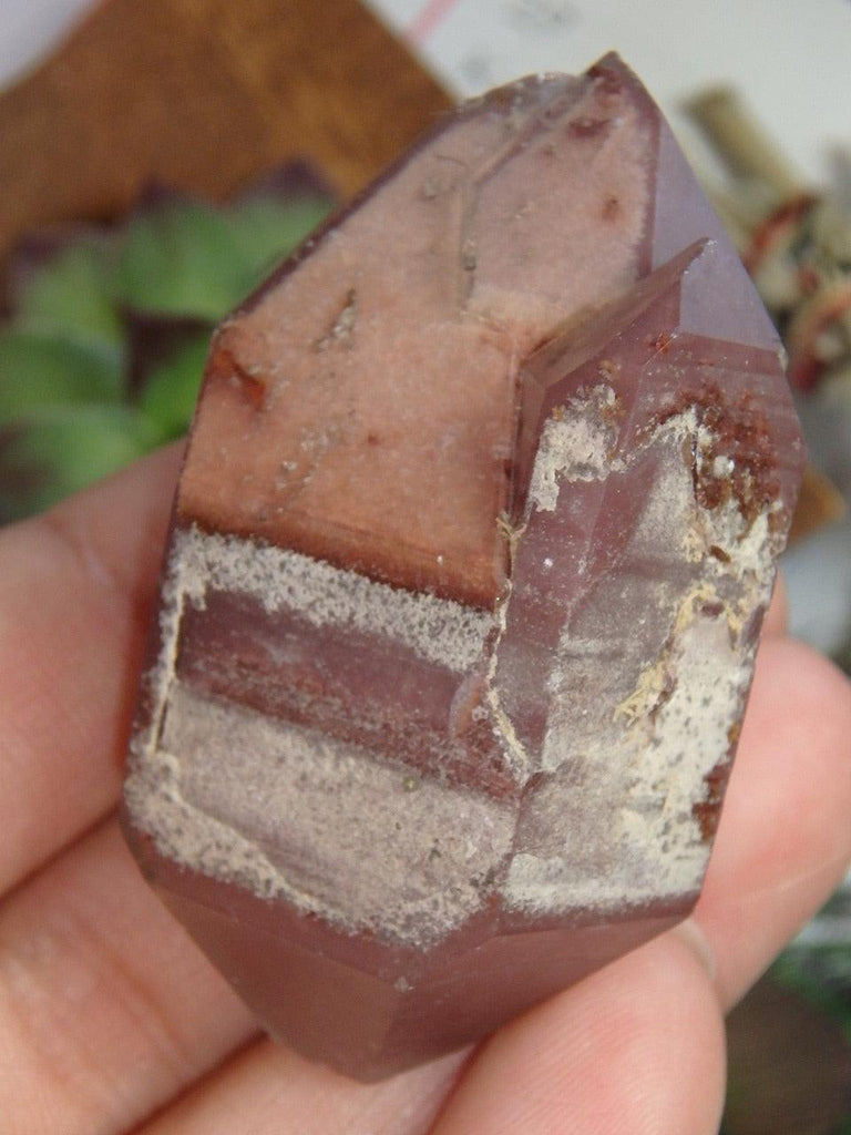 Fully Loaded DOUBLE TERMINATED LITHIUM QUARTZ SPECIMEN - Earth Family Crystals