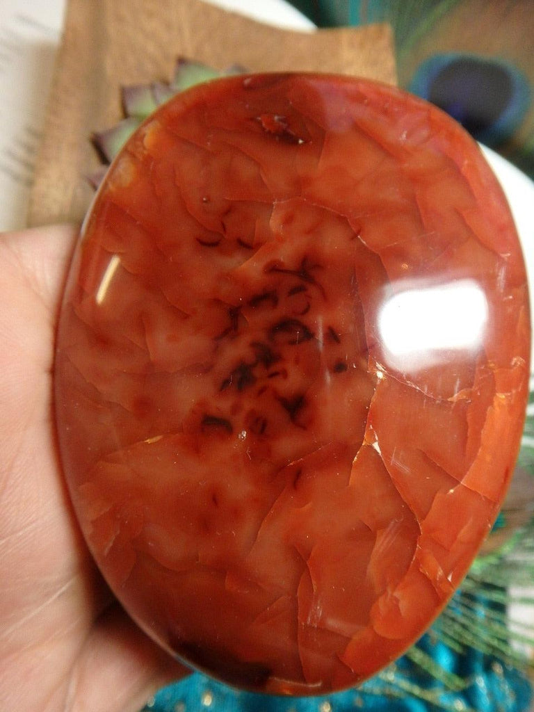 Orange Fire CARNELIAN SPECIMEN From Madagascar - Earth Family Crystals