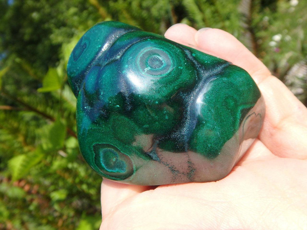 RESERVED For KEVIN. W. Gorgeous Green MALACHITE Natural Bowl/Specimen - Earth Family Crystals