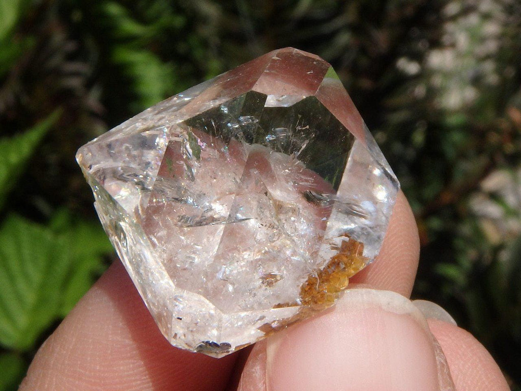 Sparkling High Vibration DT HERKIMER DIAMOND SPECIMEN - Earth Family Crystals