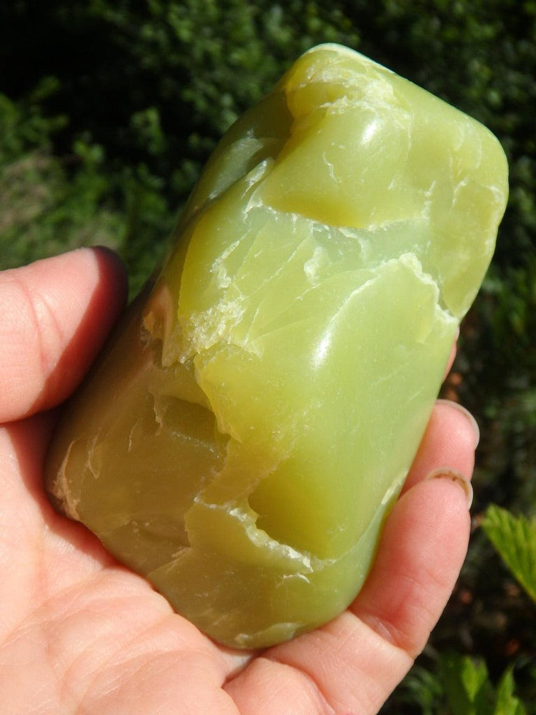Smooth & Natural Large HEALERITE HANDHELD SPECIMEN - Earth Family Crystals