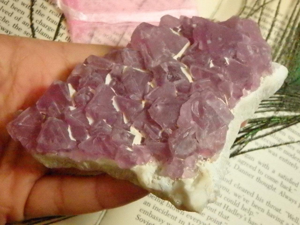 Large Natural Magenta Pink FLUORITE Free-Form Specimen - Earth Family Crystals