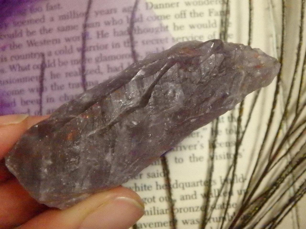 Mini Violet Flame AURALITE -23 Reiki Wand - Earth Family Crystals