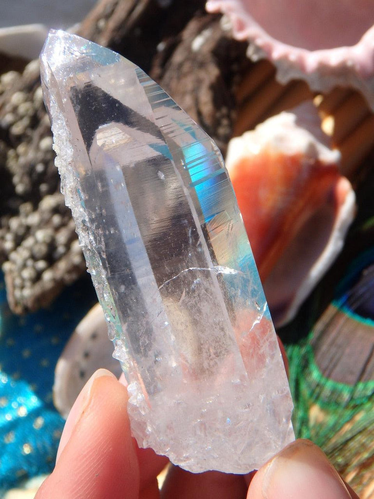 High Vibration Ice Water Clear Quartz Arkansas Twin Point - Earth Family Crystals