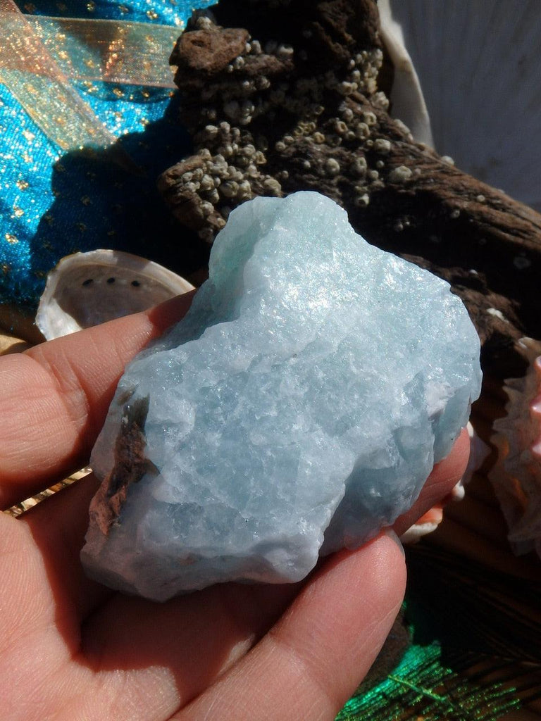 Natural Sweet Blue AQUAMARINE SPECIMEN - Earth Family Crystals