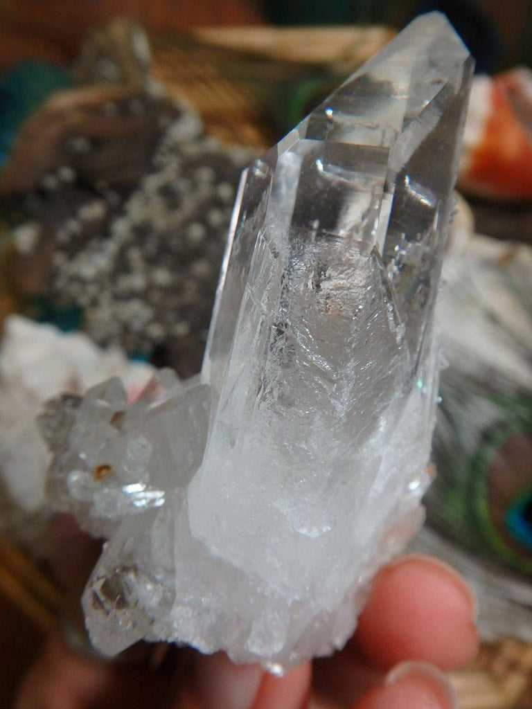 High Clarity DT CLEAR QUARTZ CLUSTER From Arkansas*** - Earth Family Crystals