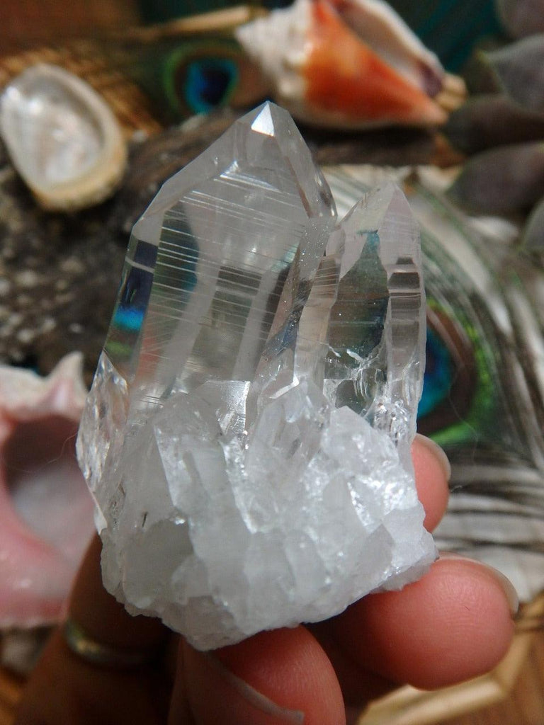 Ice Water CLEAR QUARTZ Specimen From Arkansas - Earth Family Crystals