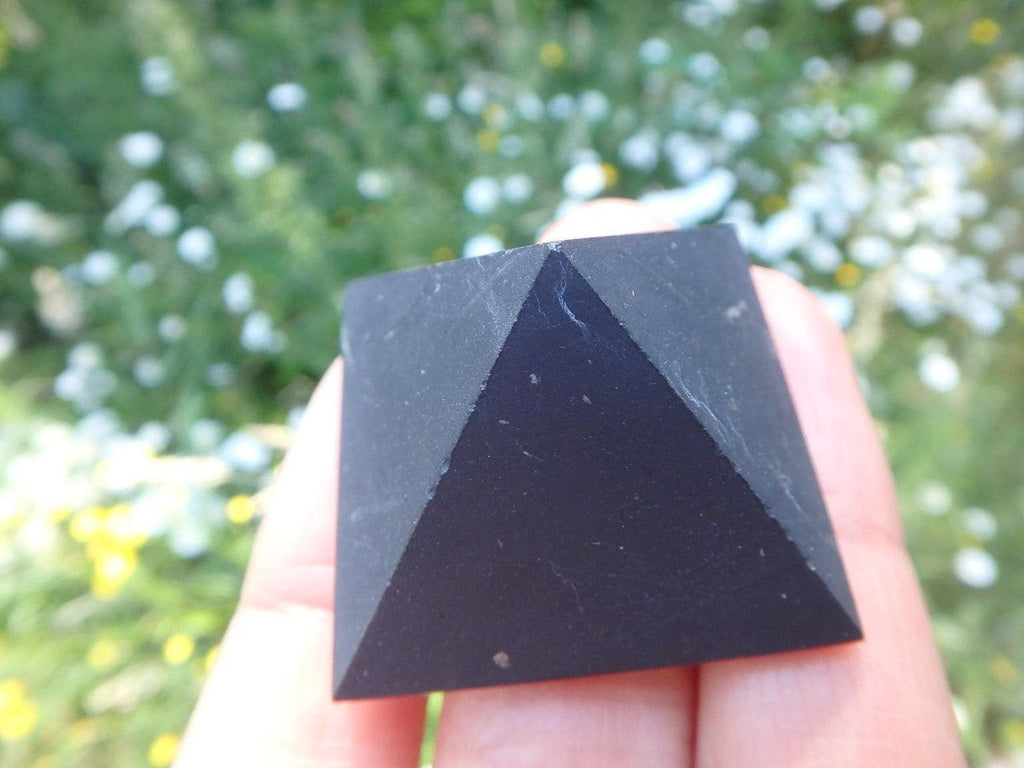 EMF Protective Mini SHUNGITE PYRAMID - Earth Family Crystals