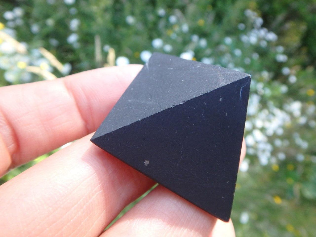 EMF Protective Mini SHUNGITE PYRAMID - Earth Family Crystals