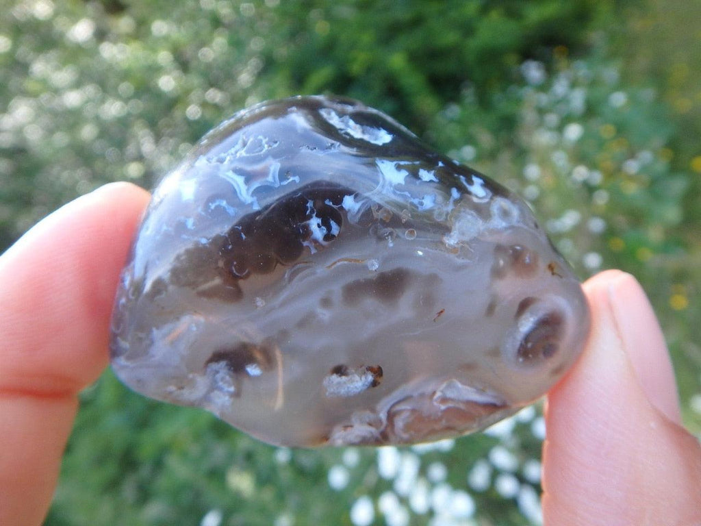 Unique Ancient Water Included AGATE NODULE From Brazil - Earth Family Crystals