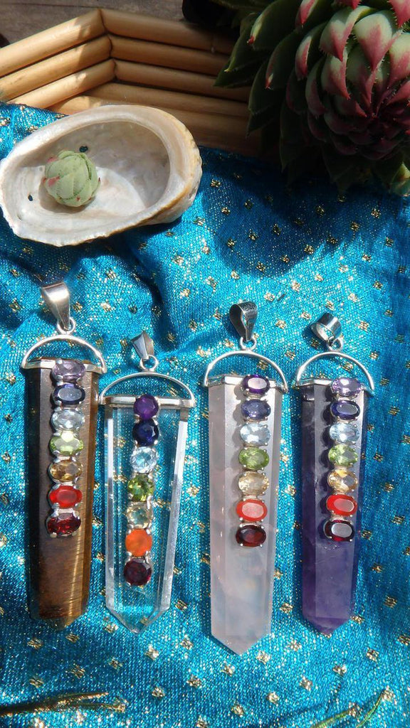 Balancing Chakra Pendant In Sterling Silver (Includes Silver Chain) - Earth Family Crystals