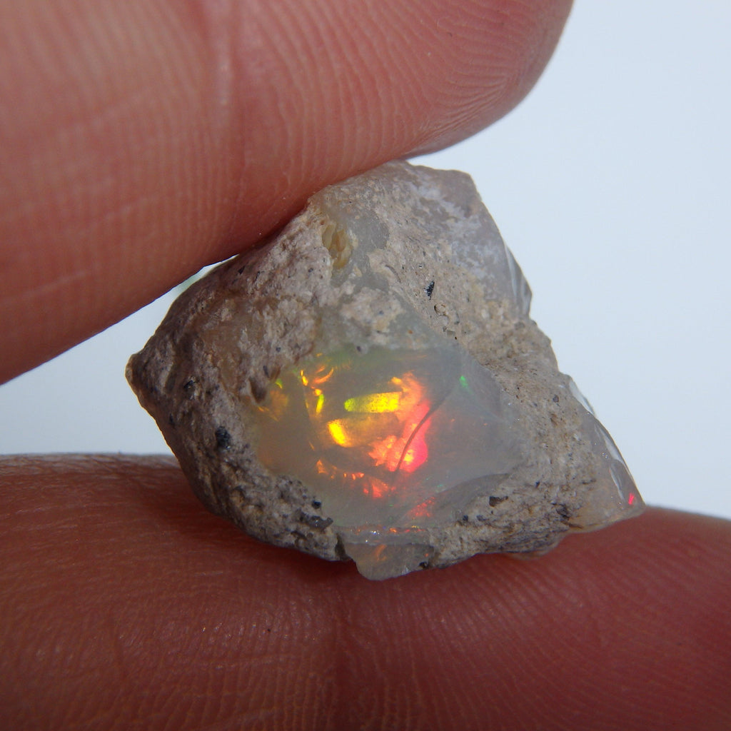 Fabulous Flashes Ethiopian Opal Specimen #1 - Earth Family Crystals