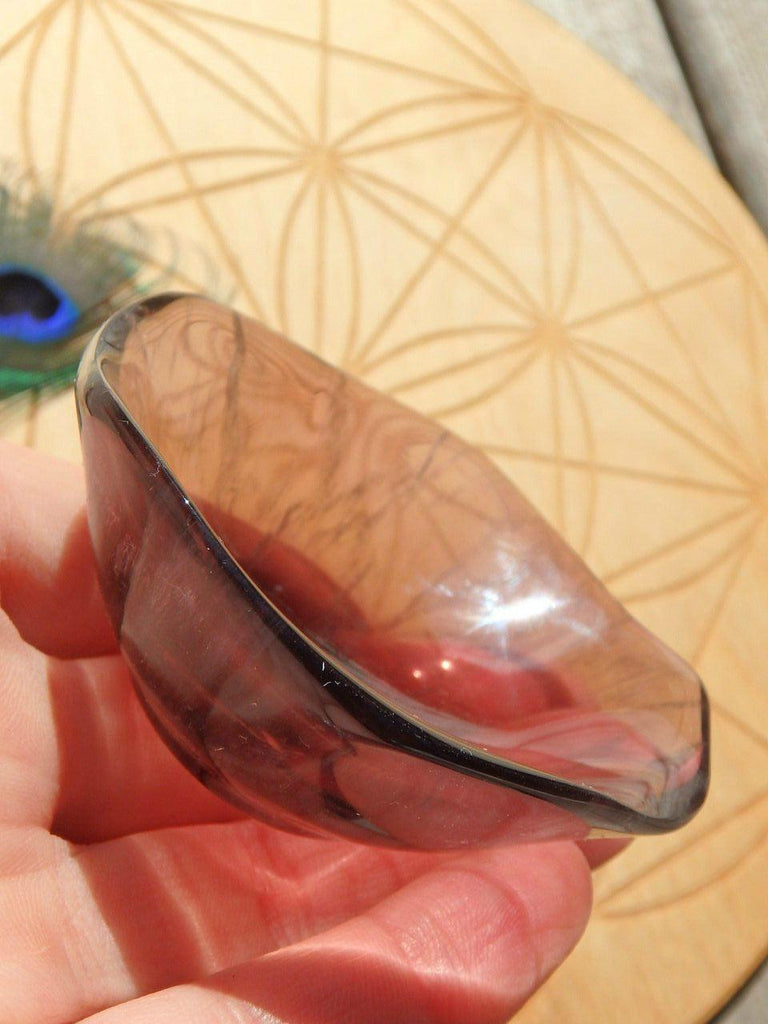 Amazing Purple Polished Fluorite Bowl Carving - Earth Family Crystals