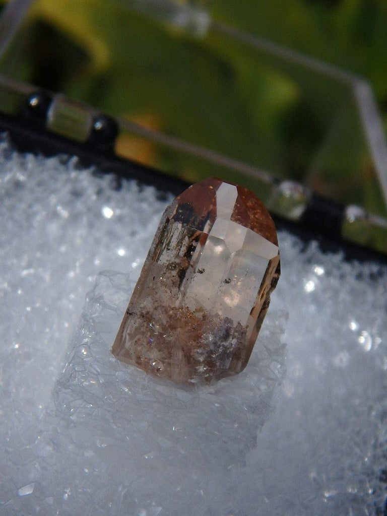 AMAZING CLARITY GOLDEN TOPAZ COLLECTORS SPECIMEN IN PROTECTIVE CASE*** - Earth Family Crystals