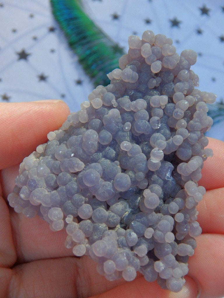 Deep Purple Grape Agate Specimen - Earth Family Crystals