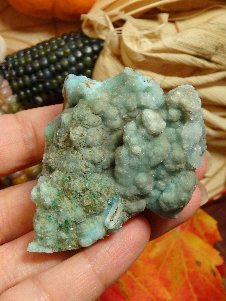 Shimmering Soft Blue Hemimorphite Specimen From Gila County, Arizona - Earth Family Crystals