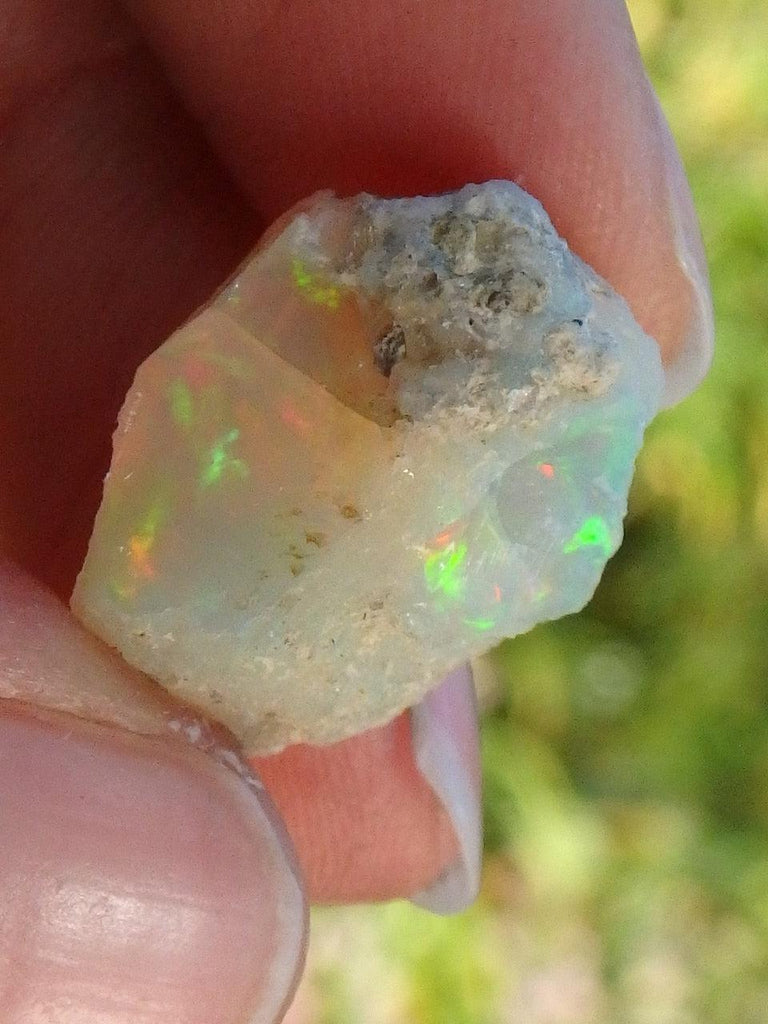 Lovely Flash~Natural Ethiopian Opal Specimen 1 - Earth Family Crystals