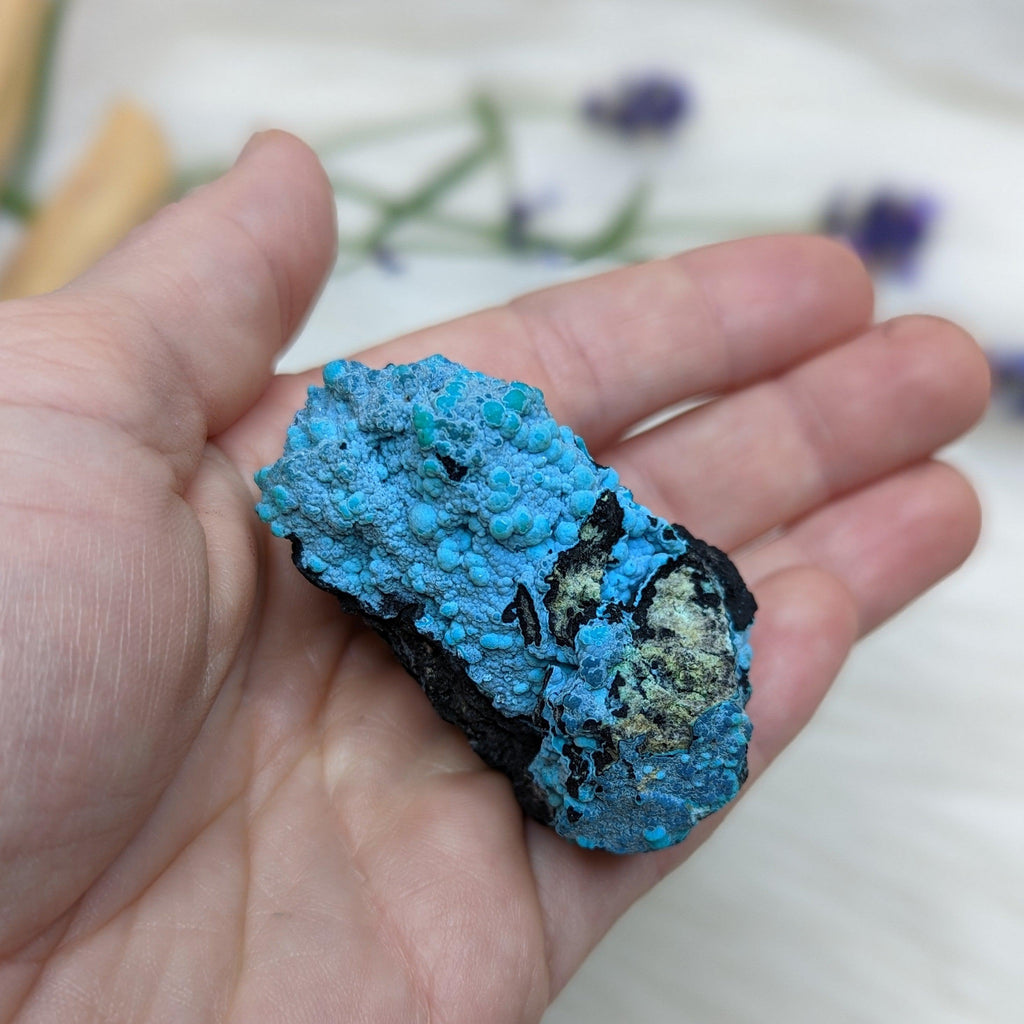 Incredible and Vibrant Blue Natural Chrysocolla Specimen - Earth Family Crystals