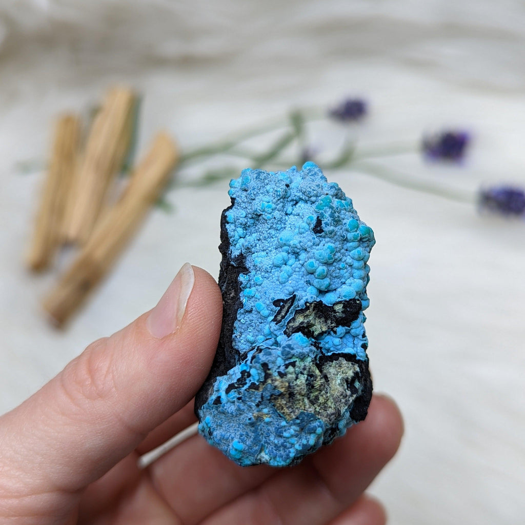 Incredible and Vibrant Blue Natural Chrysocolla Specimen - Earth Family Crystals