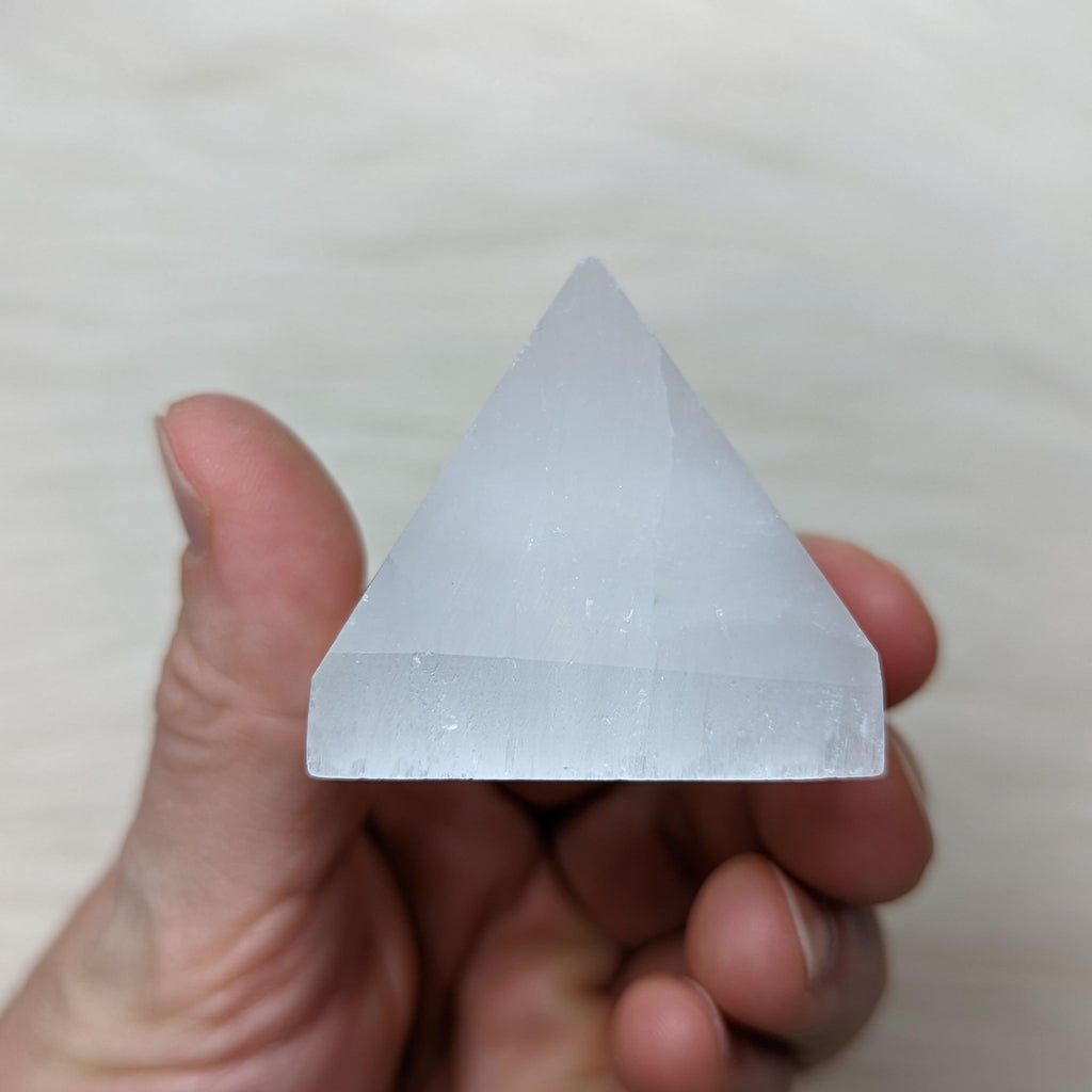 Selenite Pyramid~ The Stone of Accessing Angelic Realms! - Earth Family Crystals