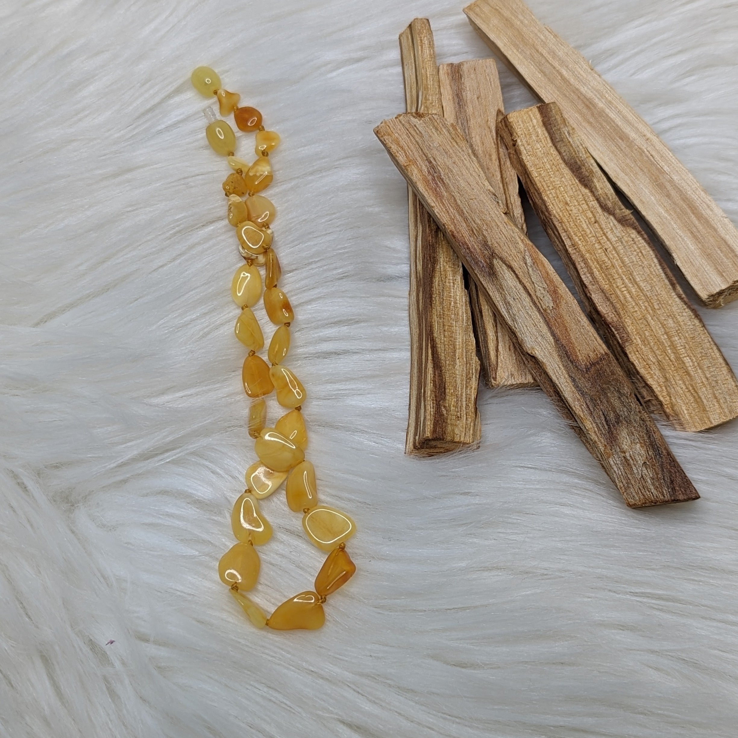 12.5" Genuine Baltic Amber Necklace from Lithuania~ Healing and Soothing Relief for Babies & Children ~ - Earth Family Crystals