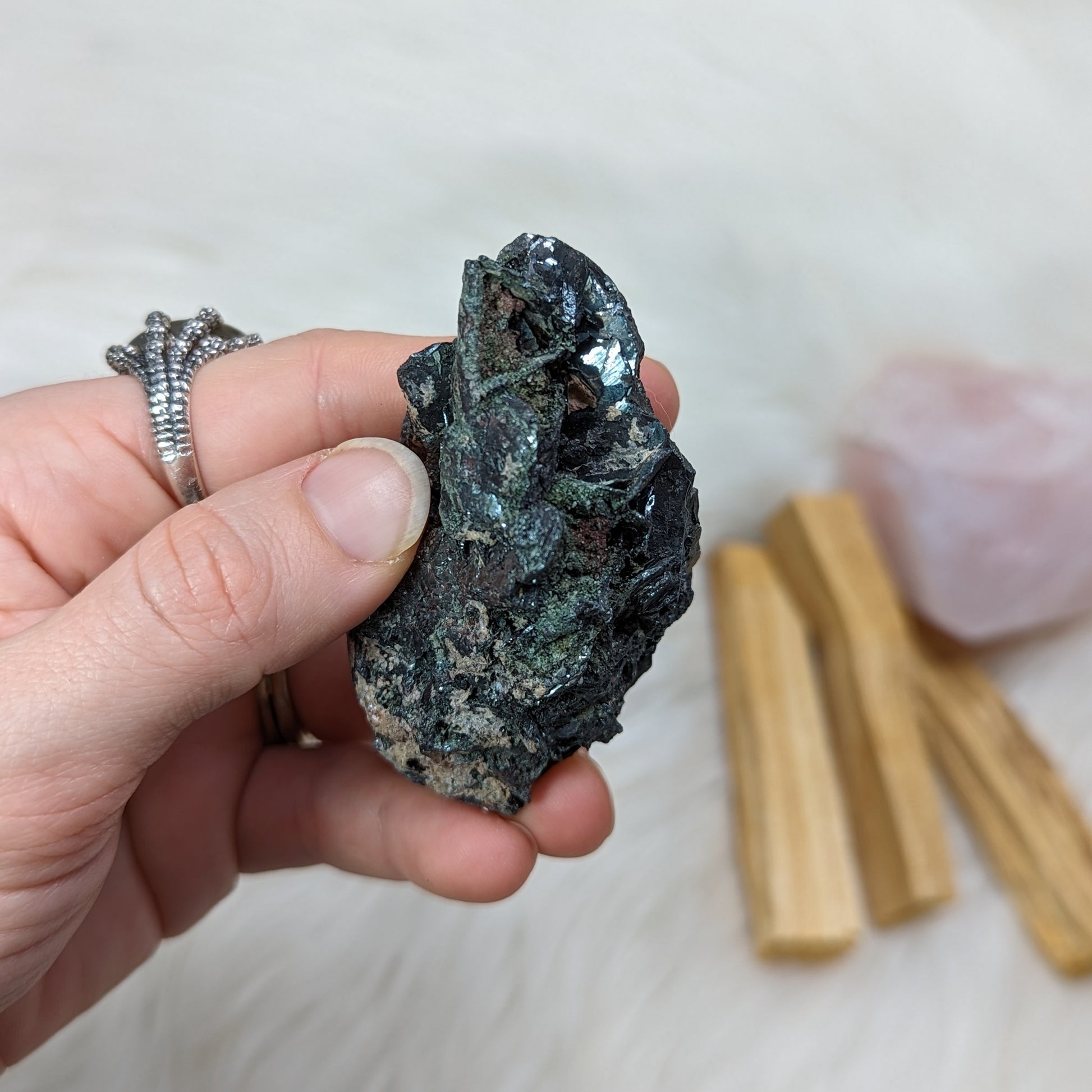 Rare Hematite Specimen ~ Incredibly Grounding and Protective~ - Earth Family Crystals