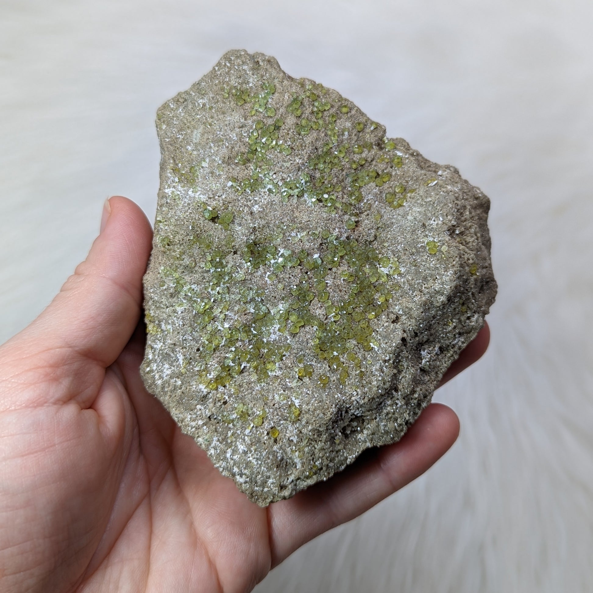 Adradite Garnet ~ Special Healing Powers! (demantoid) Local: Veracruz, Mexico - Earth Family Crystals