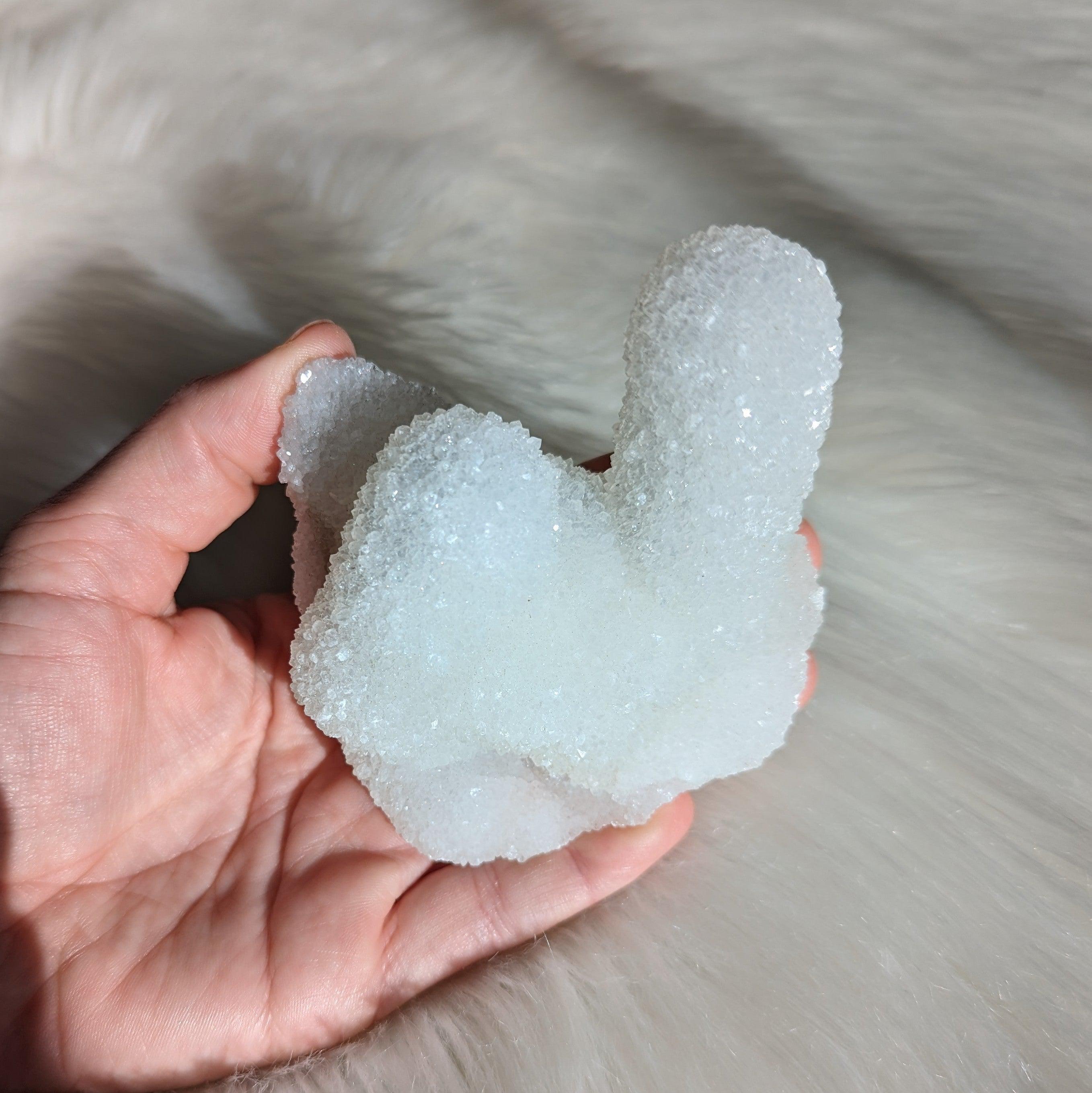 Frosty and Shimmering Chalcedony Stalactite Specimen #3 - Earth Family Crystals