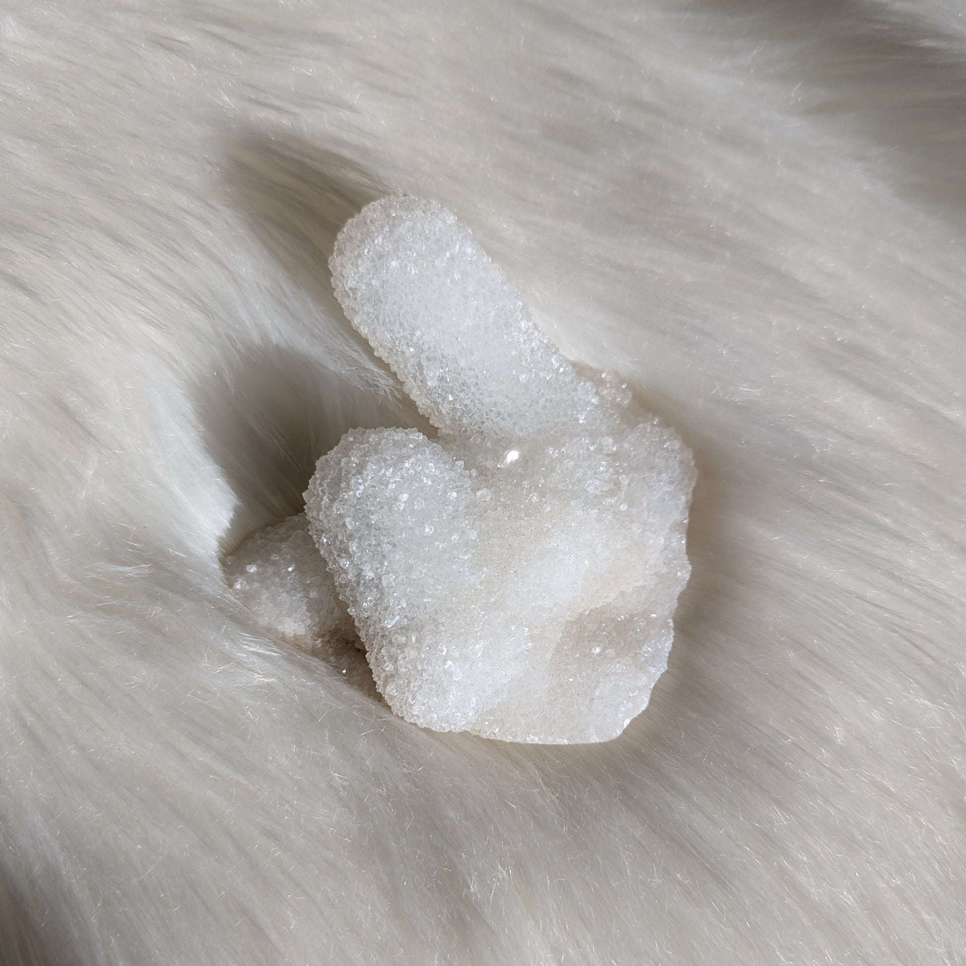 Frosty and Shimmering Chalcedony Stalactite Specimen #3 - Earth Family Crystals